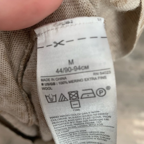 Women’s Medium 100% Merino Leopard Cardigan - Picture 4 of 4